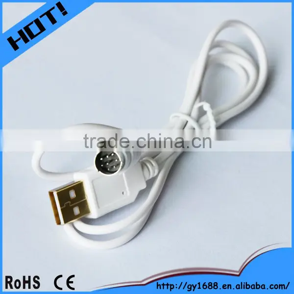 USB To Midi 8 Pin Cable Converter For PC Music Keyboard