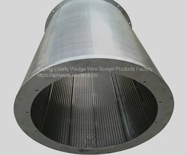 Rotary Drum Screen, Wedge Wire Screen Basket, V Wire Filter Basket photo-3