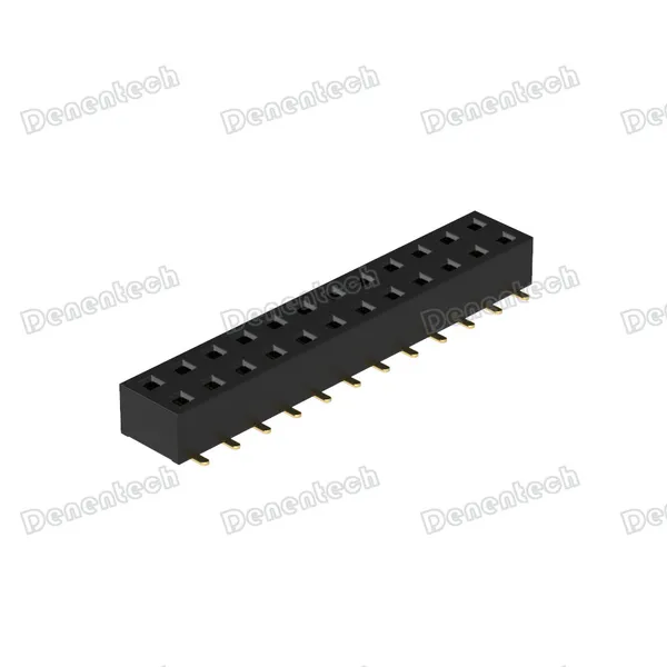 Denentech 2.00mm Pitch Dual Row H2.80 Female Header SMD Without Peg photo-2