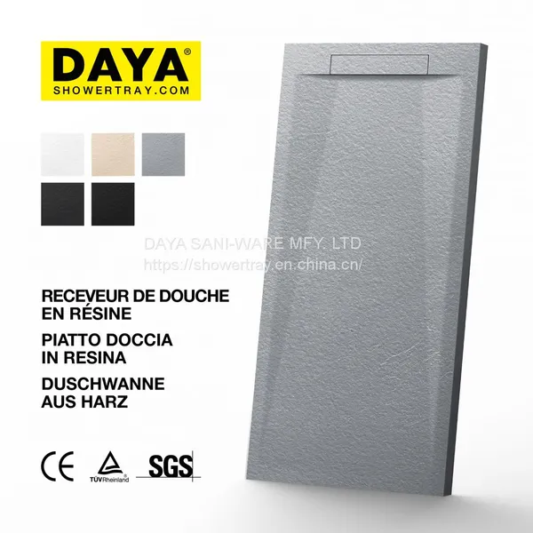 Résine de Marbre Moderne Piatto Doccia Colorato Nettoyage Facile Base de Douche