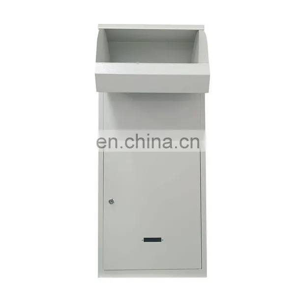 Product Factory Large Metal Apartment Waterproof Free Standing Standing Box With Security Lock Door Drop Box photo-4
