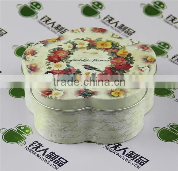 Blomming Tea Flower Shape Metal Packaging photo-2