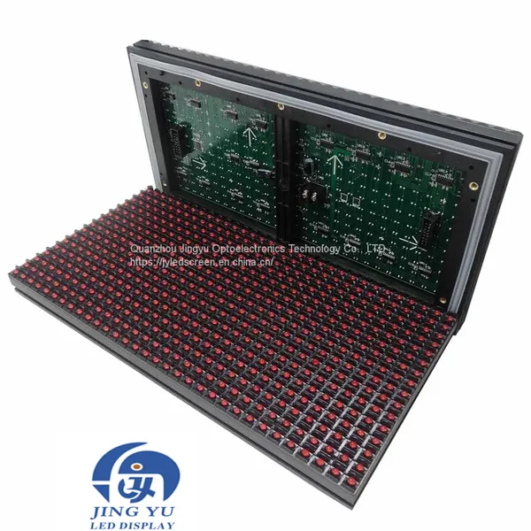 LED-дисплей P10 для наружного использования, красного цвета, высокого качества