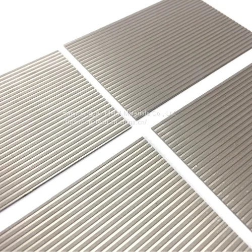 Titanium Micro Porous Flow Channel Plates photo-2