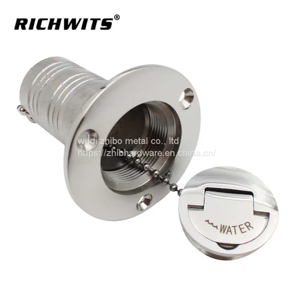 Stainless Steel 316/304 Deck Filler With Clamshell