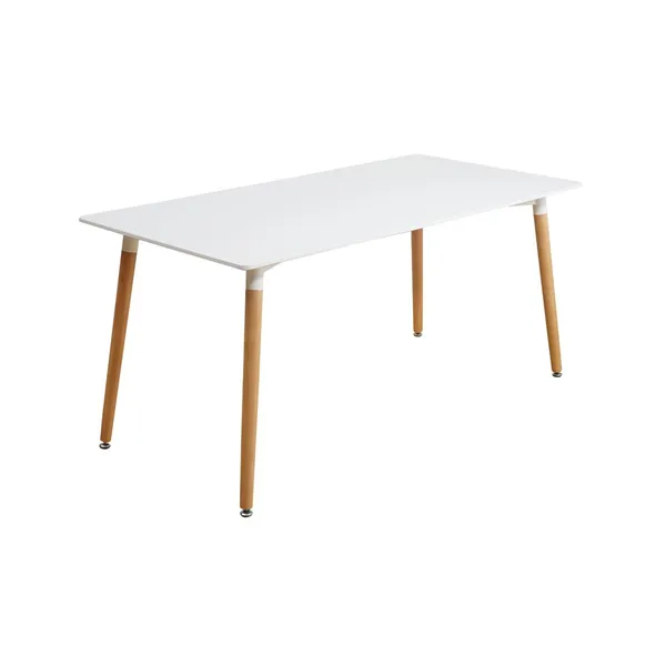 MDF Table Top With Metal Legs Dining Table