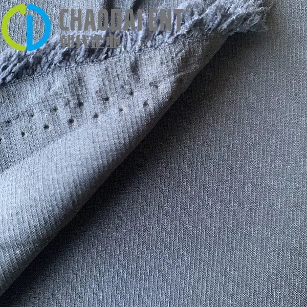 GRS Woven Dyed One-line Grid 84%RPET+16%sp 4-way Stretch Fabric for Outdoor Hiking Clothing & Bags photo-2