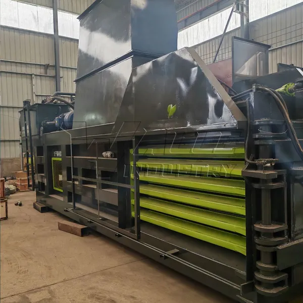 Commercial Waste Paper Carton Cardboard Waste Material Baling Machine photo-2