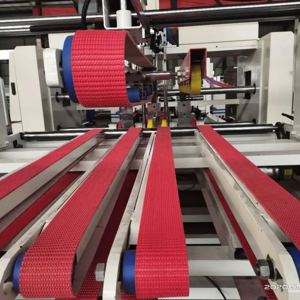 High Speed Automatic Folder Gluer Strapping Production Line for Carton Factory photo-5