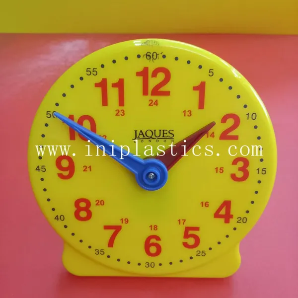 we Produce 5 Inches Plastic Clocks ABS Plastic Diameter 5 Inches Two Pins Geared Movement Support Backside Custom Logo Printed Available photo-3