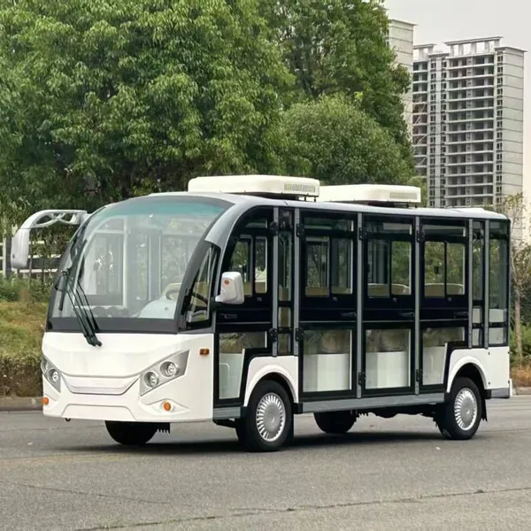 Source Products - 12-seater Electric Sightseeing Tour Bus - Enclosed Sightseeing Bus With Doors, Direct Sale From First-hand Source Manufacturers photo-4