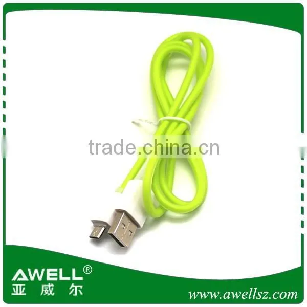 Hot Selling Colorful Flowing 5pin Micro Usb Cable
