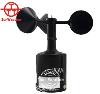 EC-9S 3 Cup Digital Anemometer RS485/4-20mA/0-5V Wind Speed Sensor For ABS High Precision Weather Monitoring Station Factory Price