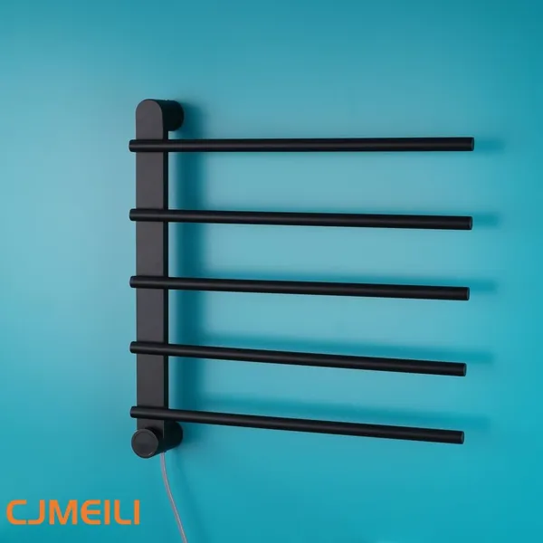 Bathroom Electric Heated Towel Rack, Towel Warmer for Bathroom, Wall Mounted Stainless Steel,4 Colours photo-4