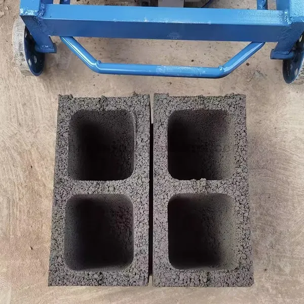 Direct Push Brick Machine Producing 400-200-200 Hollow Brick Small Mobile Multifunctional Cement Brick Machine photo-2