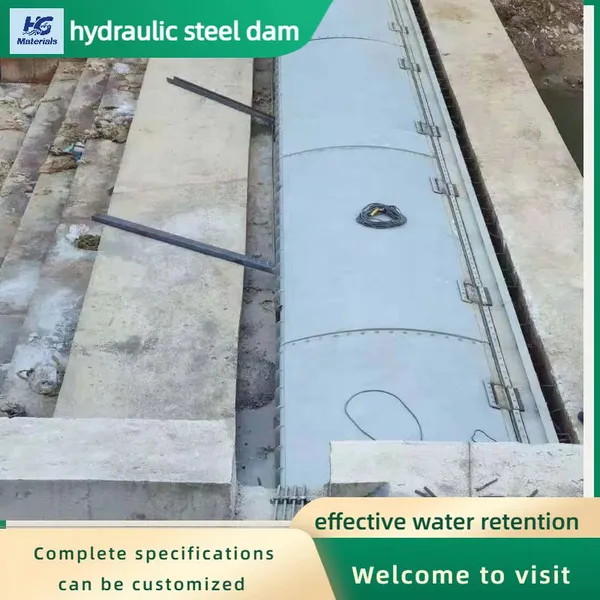 Hydraulic Flap Steel Dam, River Dam, Landscape Dam, Reservoir Hydraulic Dam, Automatic Water Level Regulation photo-4
