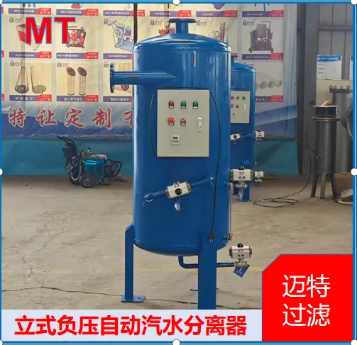 Vertical Negative‑Pressure Steam‑Water Separator, Vacuum Pump Inlet Gas‑Liquid Separator photo-4