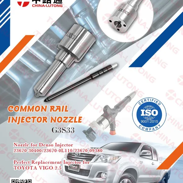 G3S33 Denso Common Rail Injector Nozzle 293400-0330 for Toyota
