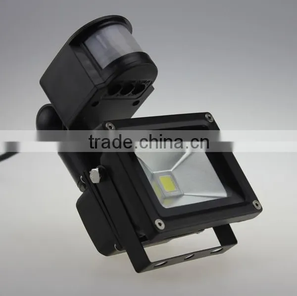 Outdoor Fashion Design With Pir Sensor 10watt Cob Sensor Led Flood Light photo-6