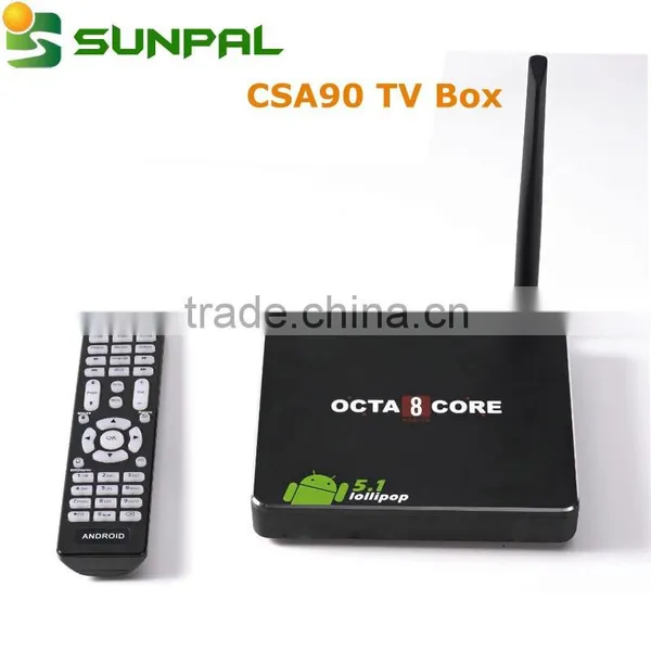 CSA90 CSA91 2GB RAM 16GB EMMC Flash Octa Core Rk3368 Cpu Android l 5.1 Lollipop Smart tv Box Best OTT TV Box photo-2