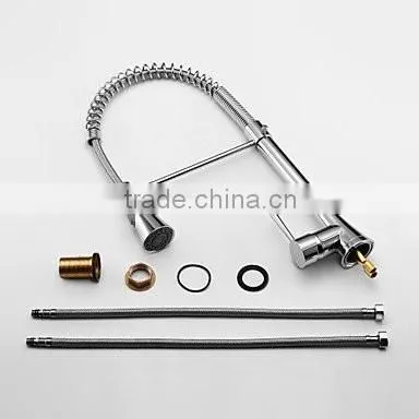 Brass Single Handle Flyway Kitchen Faucet Chrome Plated photo-2