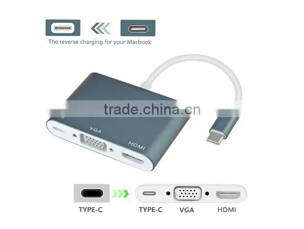 Brilliant Quality High Speed Video Usb 3.1 Type C To Vga/usb3.0/type-c Female photo-2