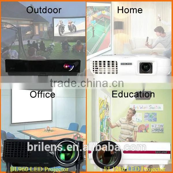 Brilens Leila Zhong Home Theather 100 Lumens DLP Mini Projector,Bluetooth Mini LED Projector