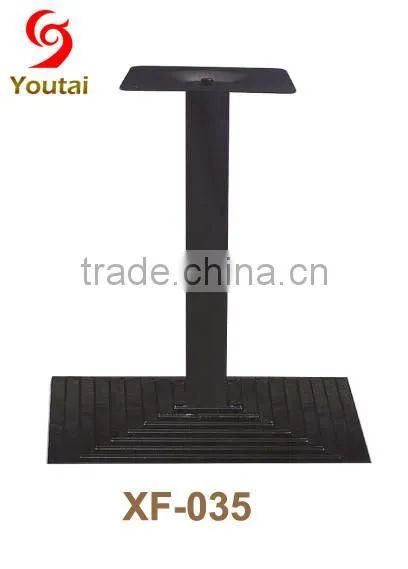 Black Cast Iron Rectangle Table Base