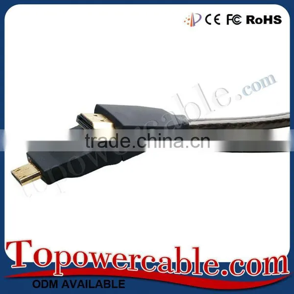 Super High Quality High Speed + Ethernet Gold 3D Hd Hdtv Lead Hdmi Extension Cable photo-6