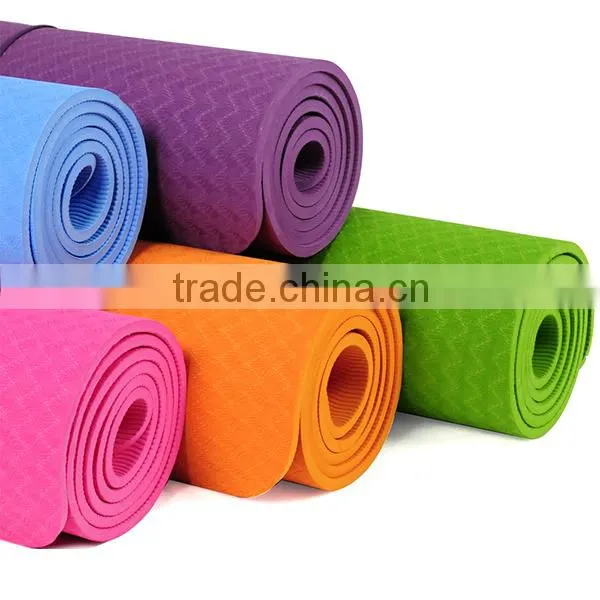 Custom Print Eco Yoga Mats Yoga Mats Wholesale Tpe Yoga Mat photo-6