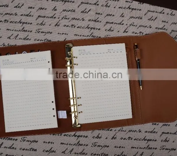 Wholesale High Quality Multifunction Business Custom Leather Trifold Power Bank Notebook photo-6