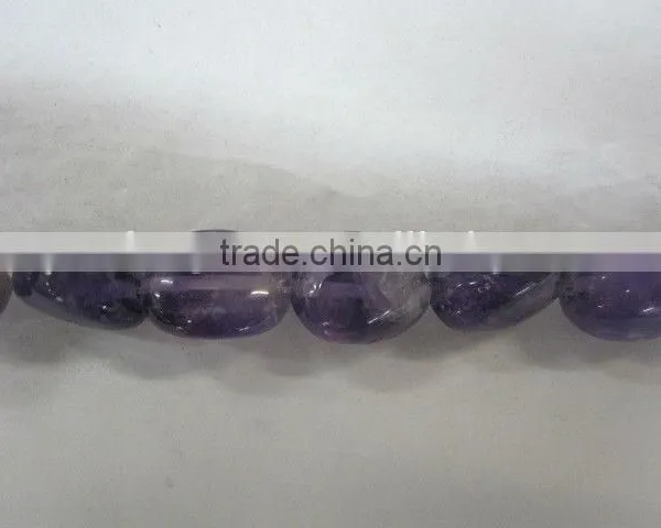 100% Natura Amthyst Pumpkin Shape Beads Loose Gemstone Real Amthyst Round Beads photo-2