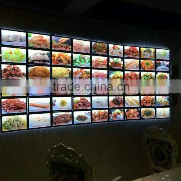 Edgelight CF7 Magnetic Led Menu Light Box Restaurant Equipment photo-3