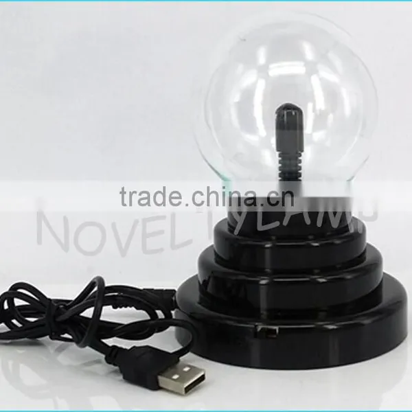 USB Cable or Battery Operated 3.5 Inch Small Plasma Ball Lamp photo-3