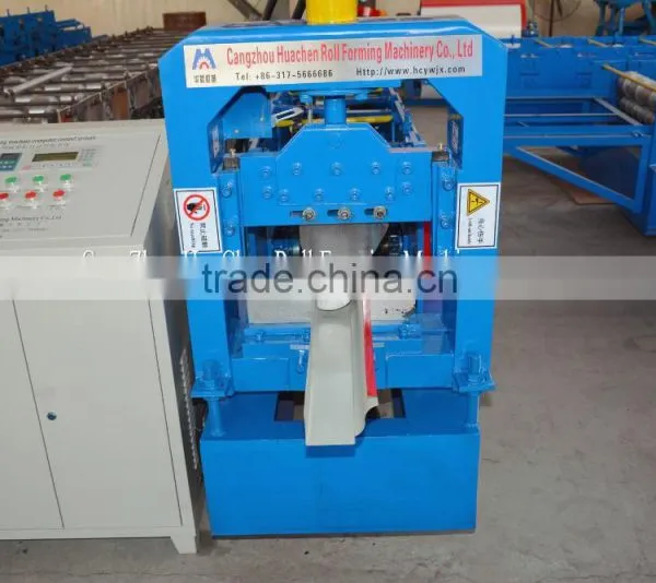 Color Steel Plate Hydraulic Gutter Rolling Machine, Gutter Machinery photo-3
