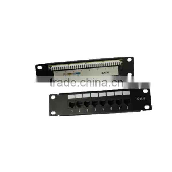 Factory Price 8 port cat6 patch panel