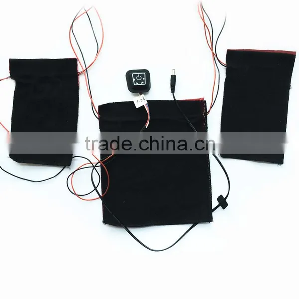 Heating Parts Supply Chain Battery Powered Heating Pad for Heated Clothes Jacket Hat Shoes photo-2