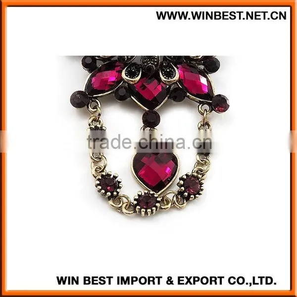 China Wholesale Bowknot Brooch, Brooches in Bulk,rhinestone Brooches photo-5