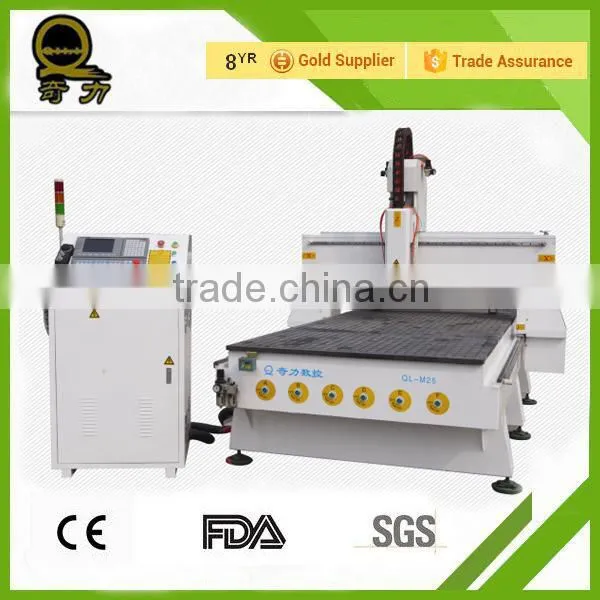 QL-M25 Working Area 600*900mm Automatic Tool Changing CE Wood Cnc 4 Axis Router photo-4