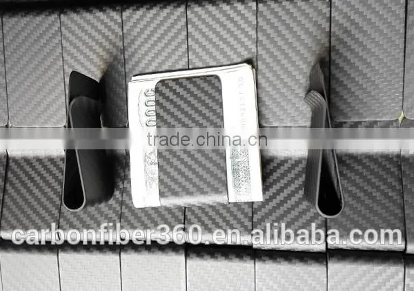 High Polish Finished Carbon Fiber Money Clip, Carbon Fiber Wallet Clip photo-6
