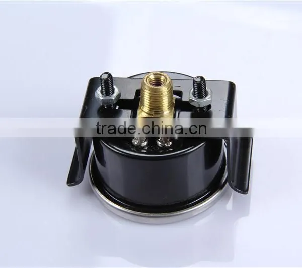 China 304ss Or Black Iron Shell Whit A Bracket Support Pressure Gauge photo-3