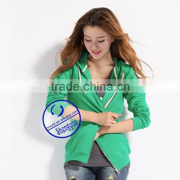 2015 High Quality Custom Zipper-up Hoodies Sweatshirts China Supplier photo-3