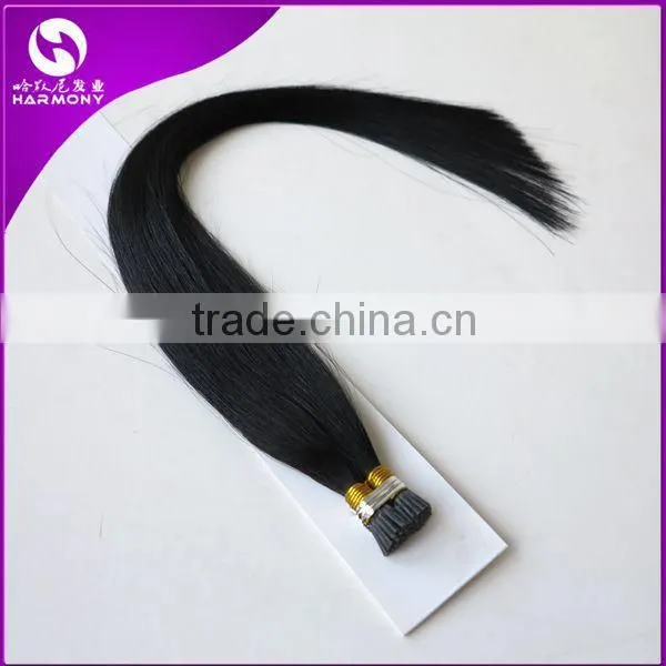 100% Double Drawn Remy Wholesale Pre Bonded Hair i Tip Brazilian Hair Extension photo-3