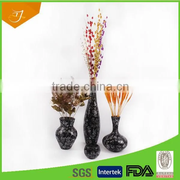 Black Mosaic Glass Vase For Home Decoration,High Quality Mosaic Glass Vase photo-3