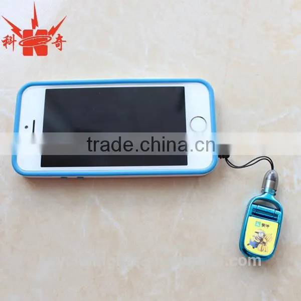 Hot Sale Fashion 6 Kinds Function Plastic Mobile Phone Charm