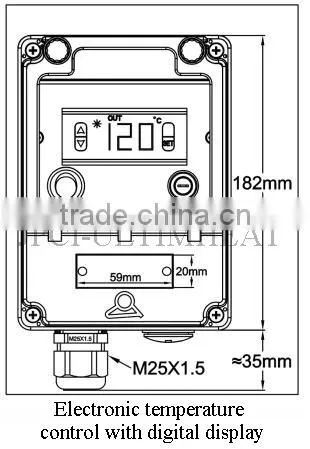 Type 9STB, Immersion Heaters With 182mm x 130mm x 120mm Plastic Enclosure photo-5