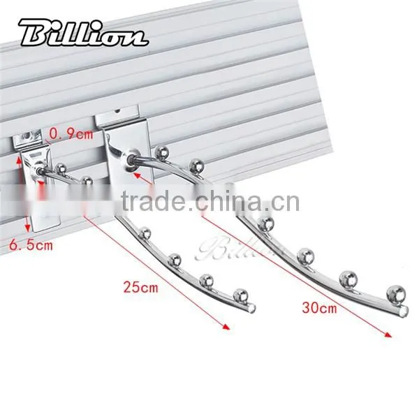 Metal Chrome Clothing Hooks Bead Hook Metal Board Hanging Hooks photo-3
