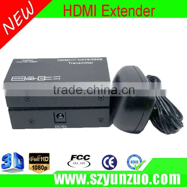 HDMI Extender Transmitter Receiver by Cat5e Cat6 photo-2
