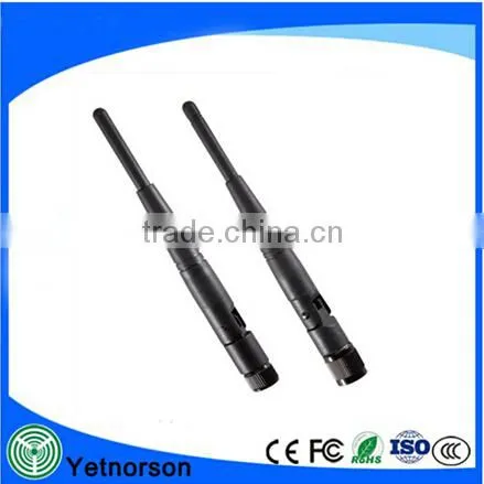 Supper Power Supply 5dBi 2.4GHz 5.8GHz Rubber Antenna Dual Band Wifi SMA N Male Connector
