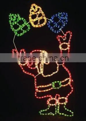 Christmas Decoration LED Motif Light(Pigeon Motif)/led Santa Father Motif Light